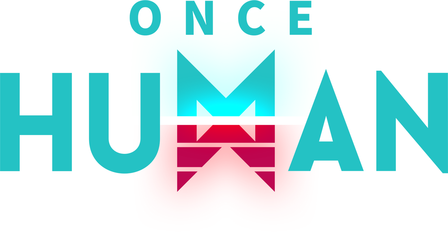 Once Human Gaming Wall Logo Sign | Gamer Room Decor