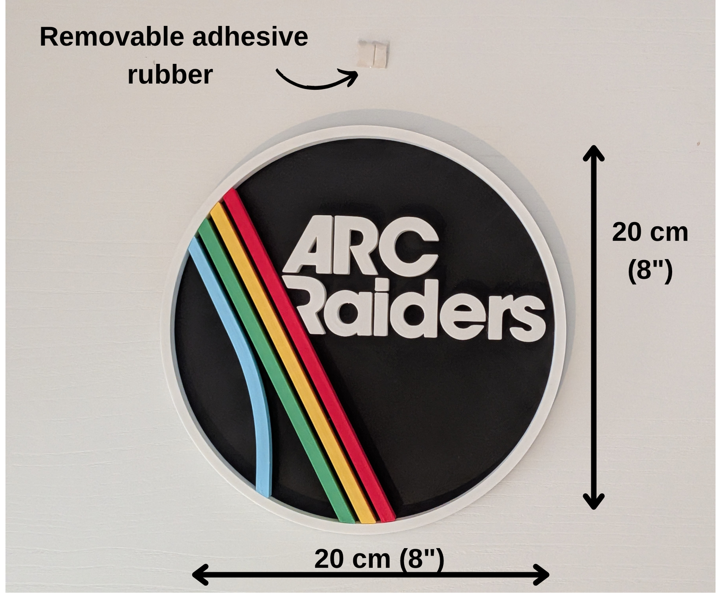 ARC Raiders inspired logo plate, gift for gamers