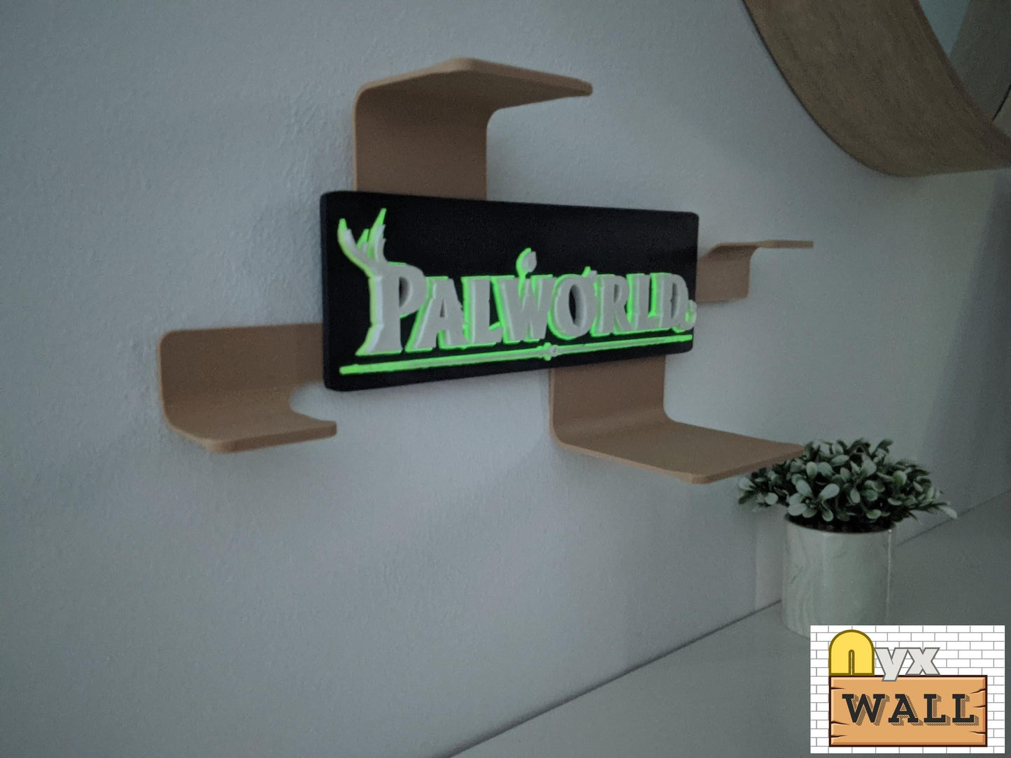 Palworld Gaming Room Sign Lighting Wall and Desk Gift Ideas for Gamers | Wall Deco Birthday Gifts | Gaming Poster | Modular Figurine Stand