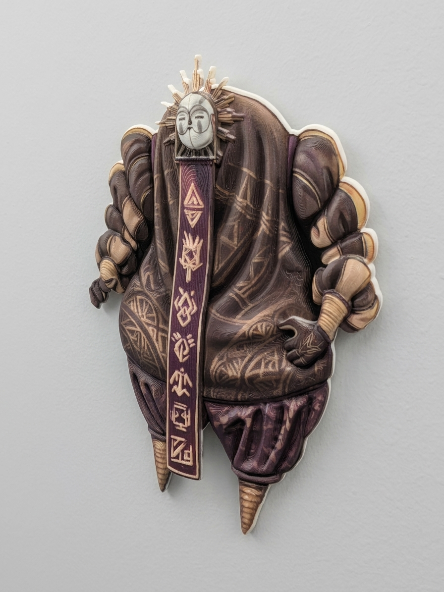 Esquie 3D Relief Figure Wall Art – Clair Obscur Expedition 33