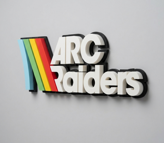 ARC Raiders inspired logo Sign, gift for gamers