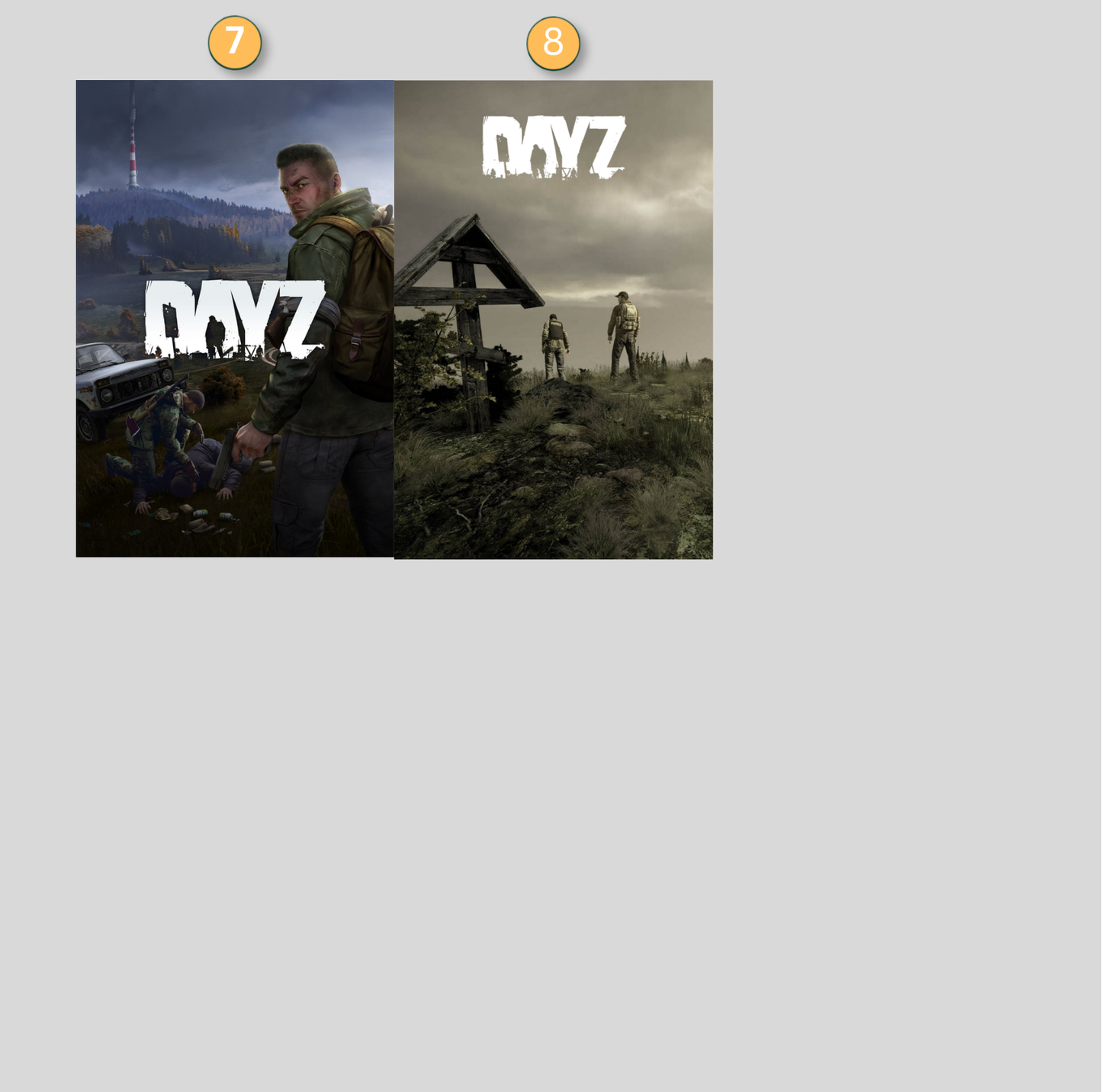 DayZ LED Lightbox Gaming Poster | Custom Game Light Box | Gamer Room Decor | USB LED Frame