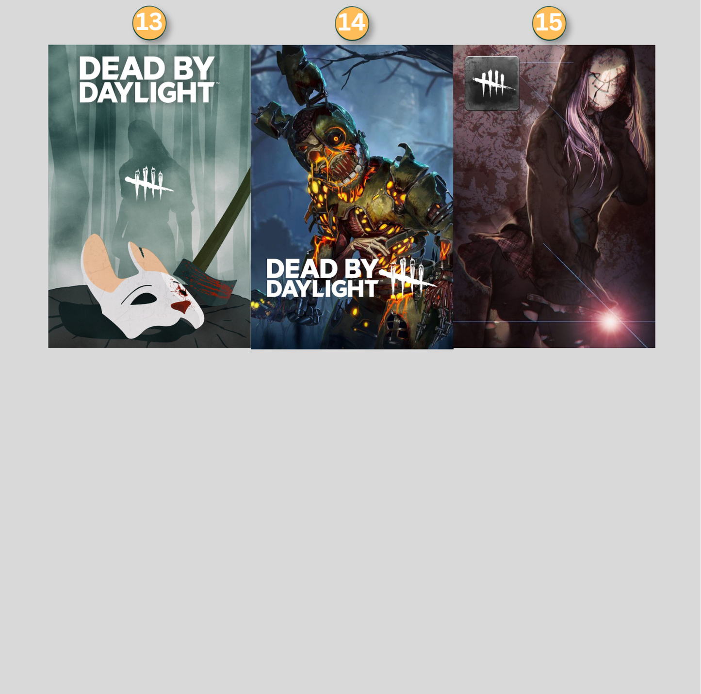 Dead By Daylight LED Lightbox Gaming Poster | Custom Game Light Box | Gamer Room Decor | USB LED Frame