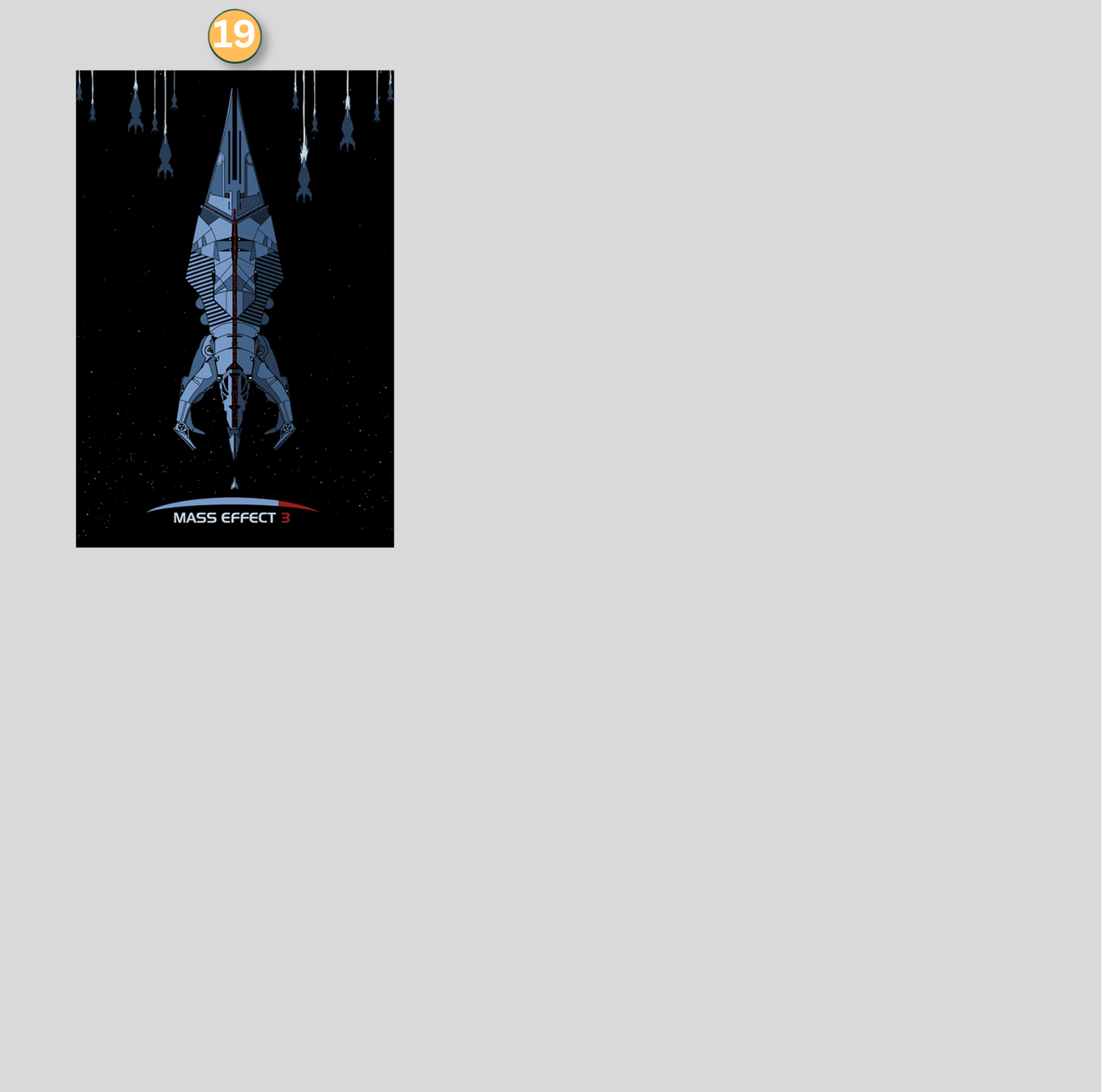 Mass Effect LED Lightbox Gaming Poster | Custom Game Light Box | Gamer Room Decor | USB LED Frame