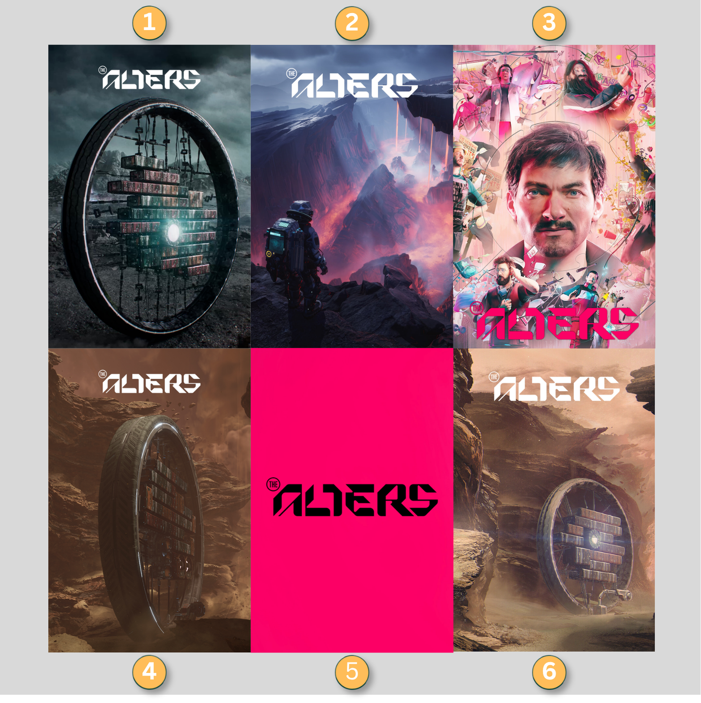 The Alters LED Lightbox Gaming Poster | Custom Game Light Box | Gamer Room Decor | USB LED Frame