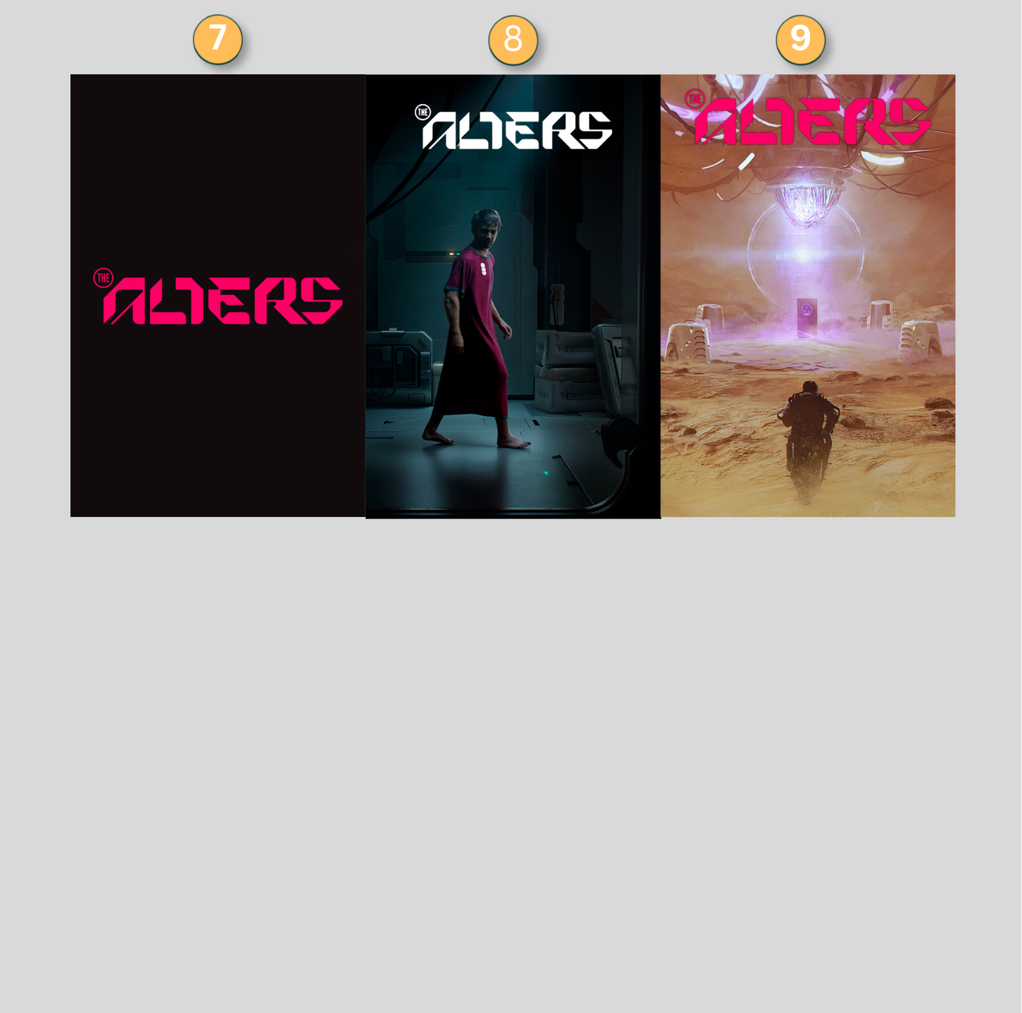 The Alters LED Lightbox Gaming Poster | Custom Game Light Box | Gamer Room Decor | USB LED Frame