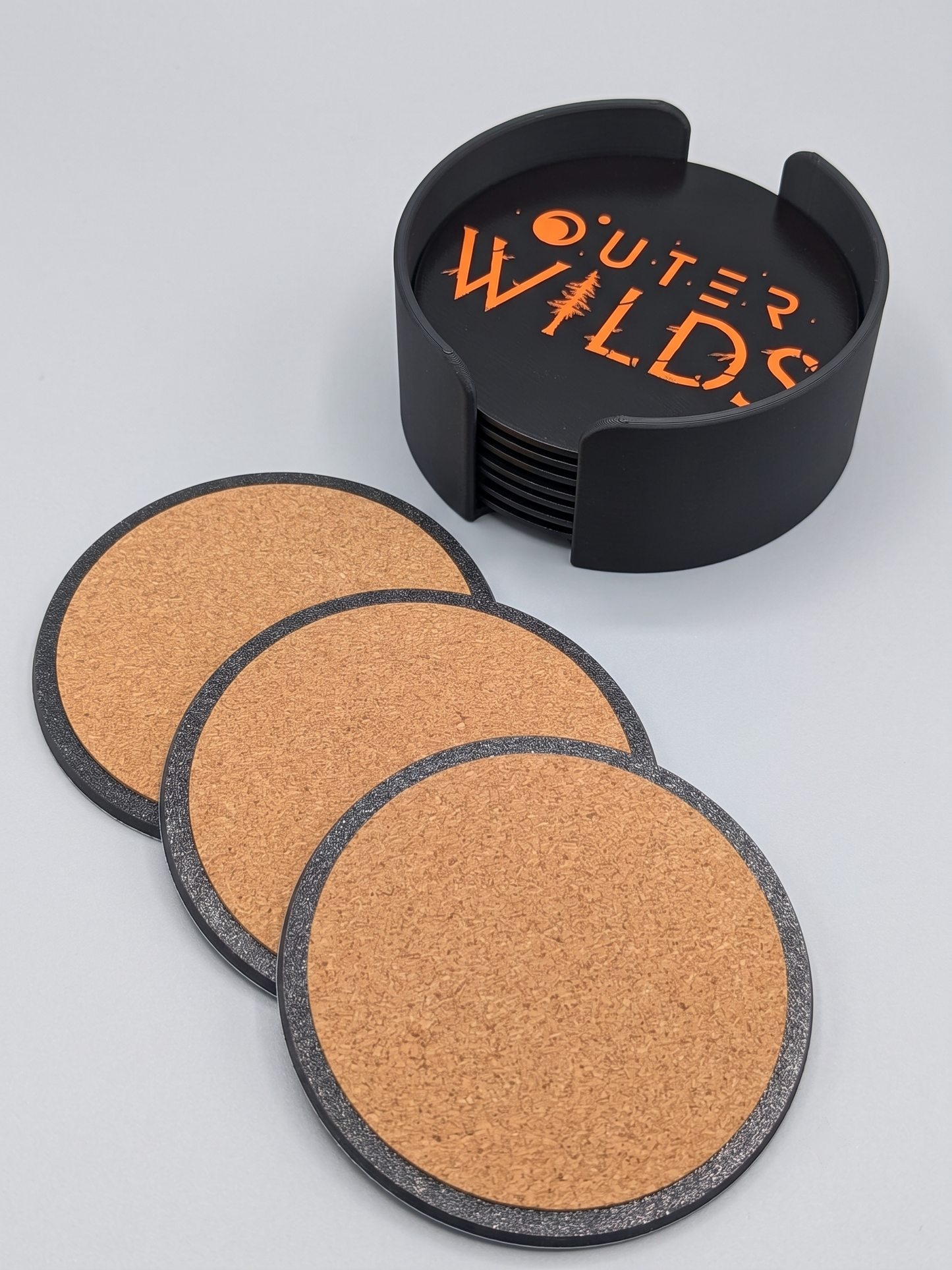 Outer Wilds Coasters Set with Holder 4in (10cm)