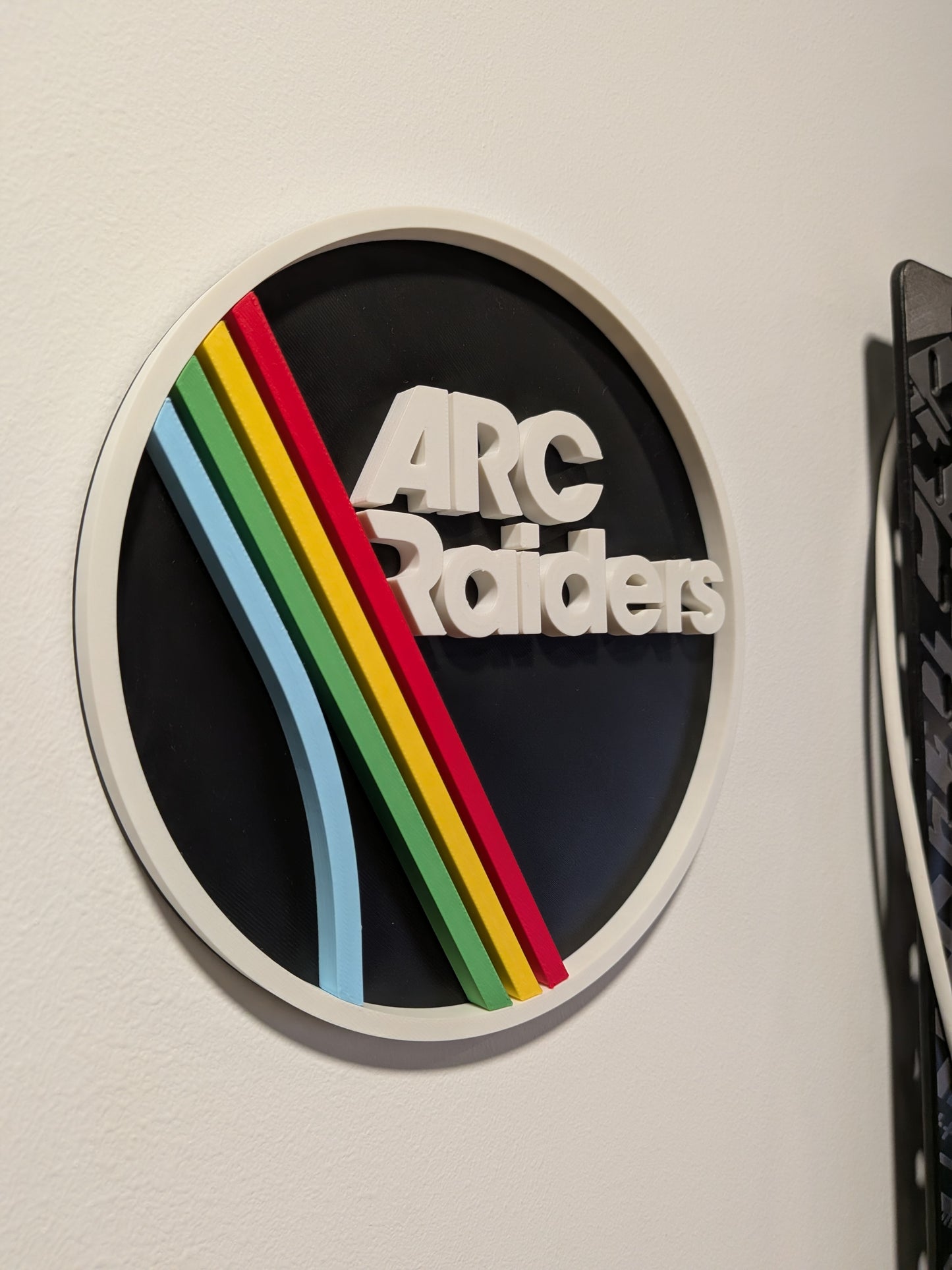 ARC Raiders inspired logo plate, gift for gamers