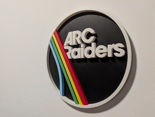 ARC Raiders inspired logo plate, gift for gamers