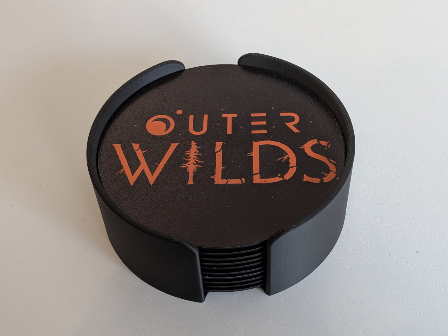 Outer Wilds Coasters Set with Holder 4in (10cm)
