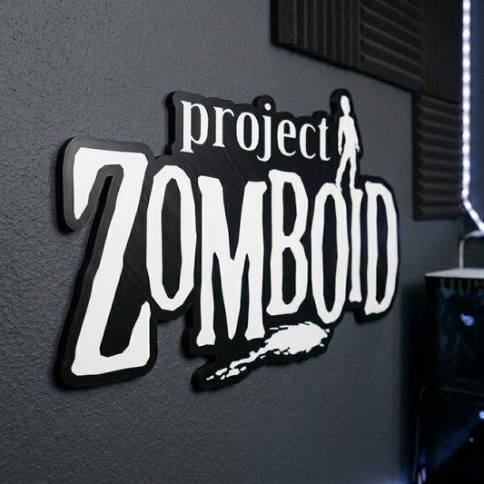 Project Zomboid logo on a dark background