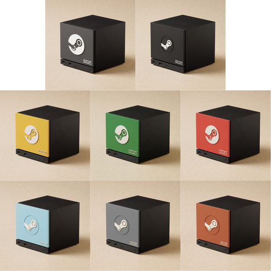 Steam Machine Front Plate 3D Textures | Valve & Steam Logo Faceplate | Steam Machine Mod