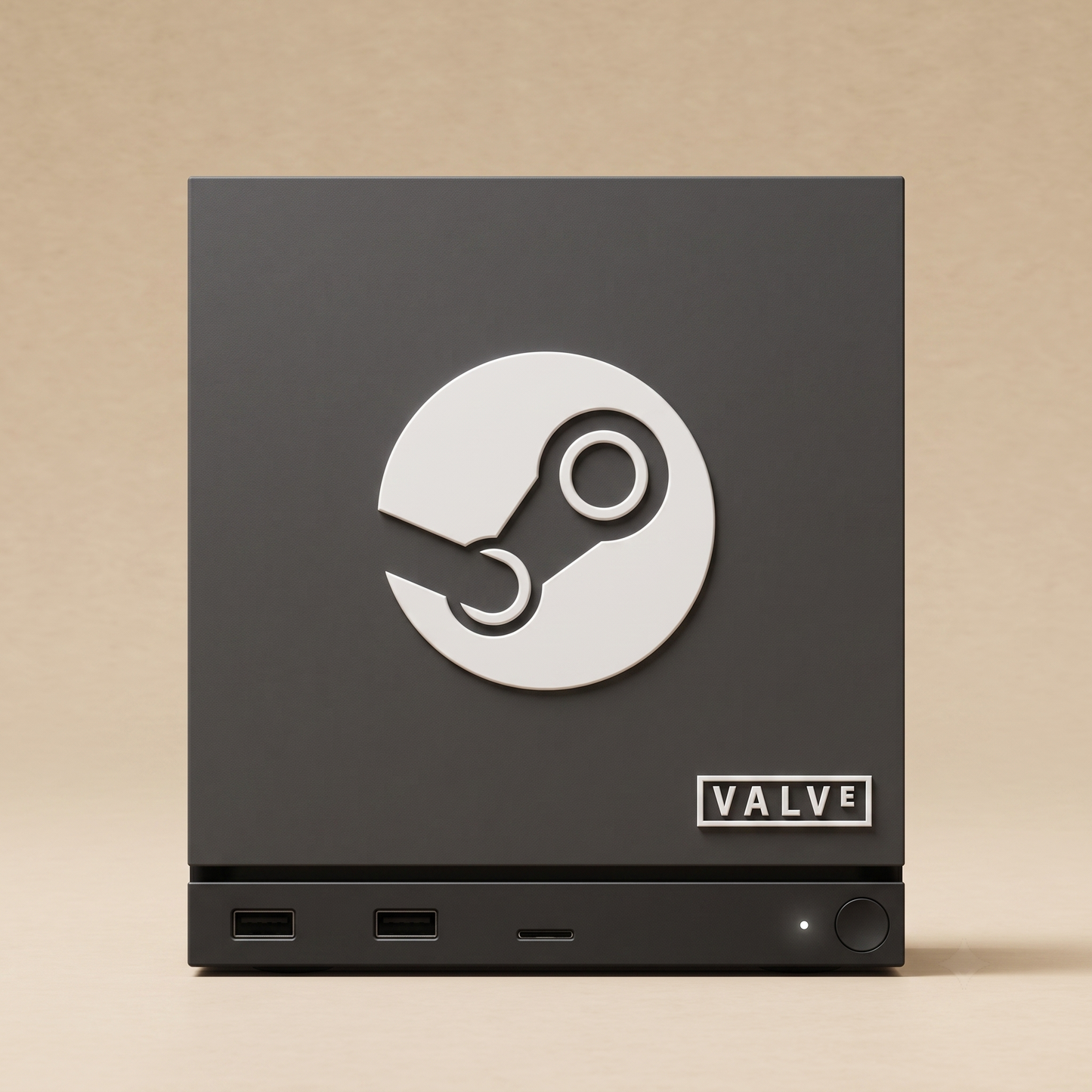 Steam Machine Front Plate 3D Textures | Valve & Steam Logo Faceplate | Steam Machine Mod