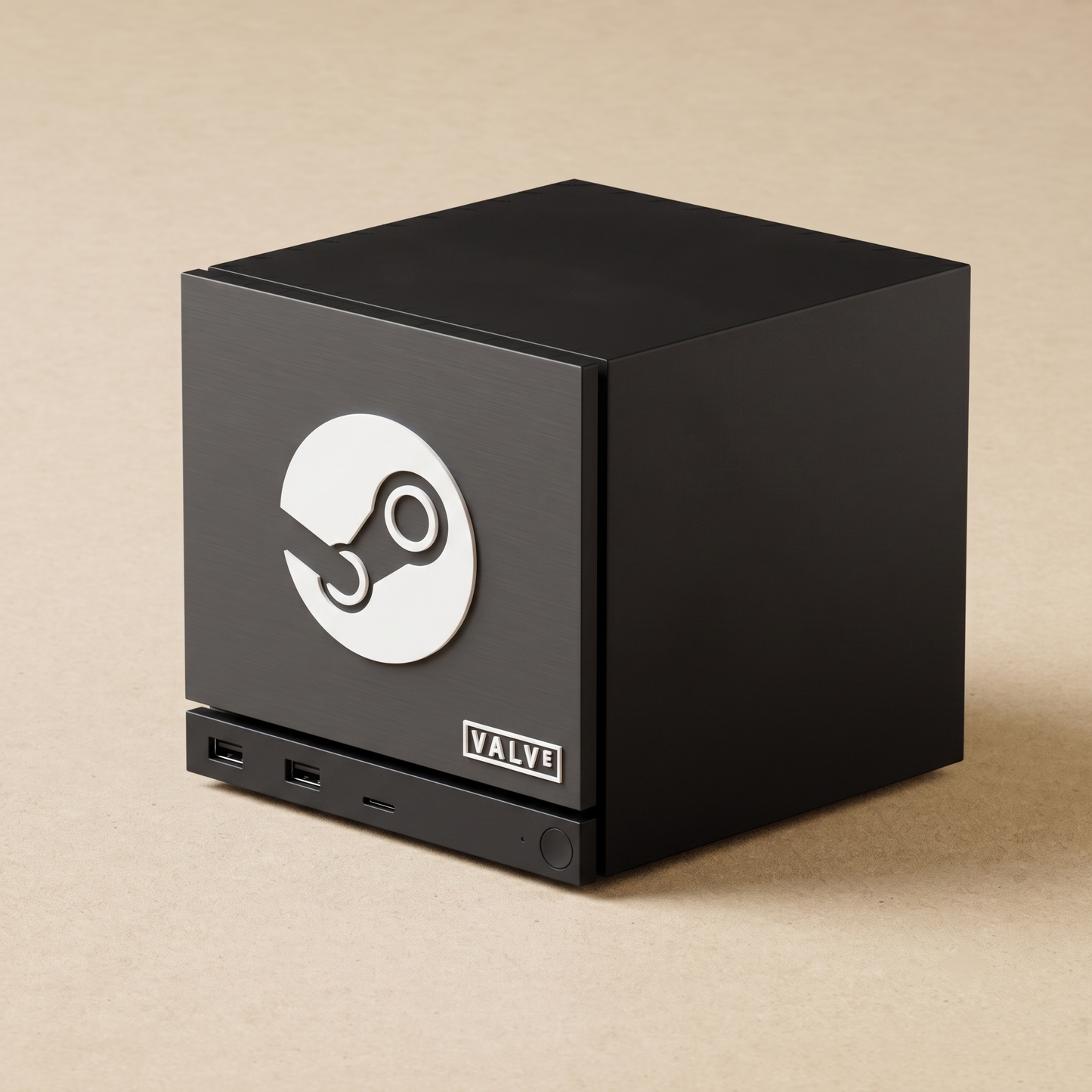 Steam Machine Front Plate 3D Textures | Valve & Steam Logo Faceplate | Steam Machine Mod