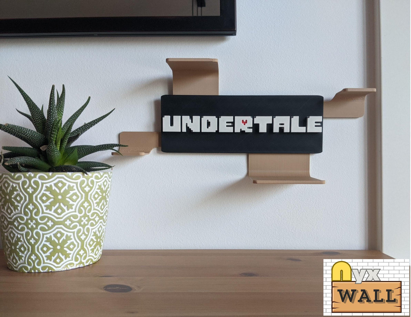 Undertale Gaming Room Sign Lighting Wall and Desk Gift Ideas for Gamers | Wall Deco Birthday Gifts | Gaming Poster | Modular Figurine Stand