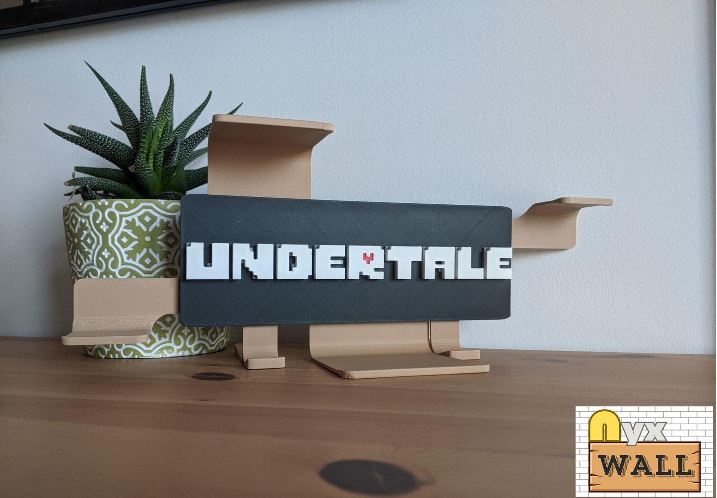Undertale Gaming Room Sign Lighting Wall and Desk Gift Ideas for Gamers | Wall Deco Birthday Gifts | Gaming Poster | Modular Figurine Stand