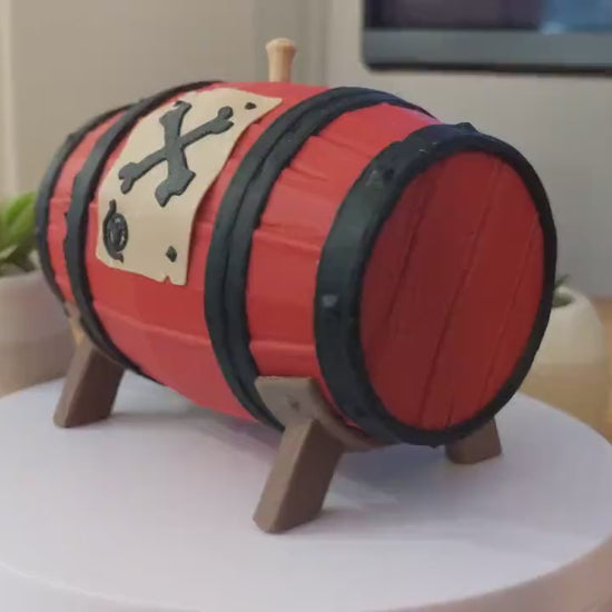 Sea of Thieves Gunpowder Barrel Keg Miniature