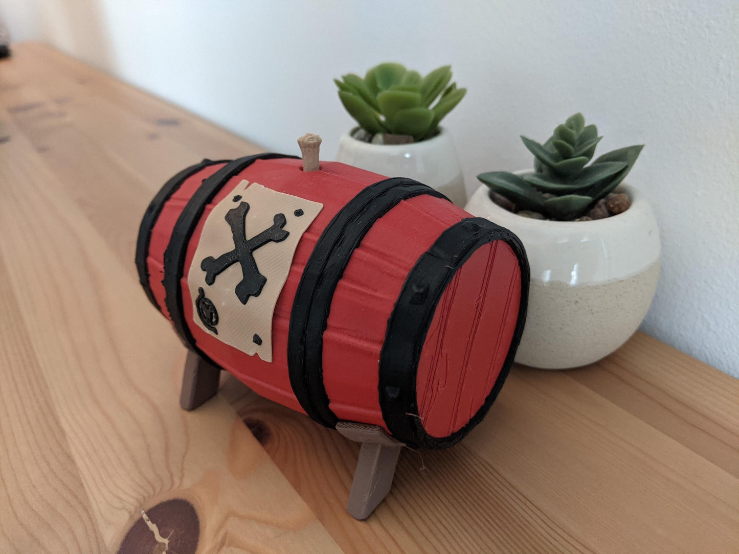 Sea of Thieves Gunpowder Barrel Keg Miniature