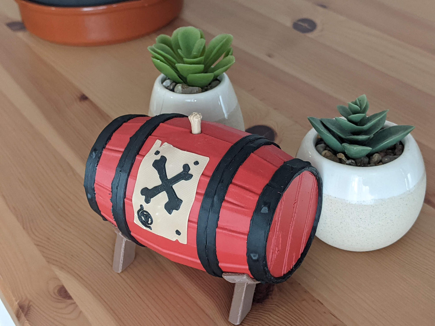 Sea of Thieves Gunpowder Barrel Keg Miniature
